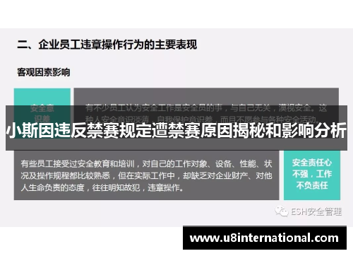 小斯因违反禁赛规定遭禁赛原因揭秘和影响分析